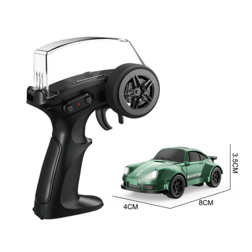 1:64 Desktop RC Drift Car 2.4G High-Speed Racing Car Four-Wheel Mini