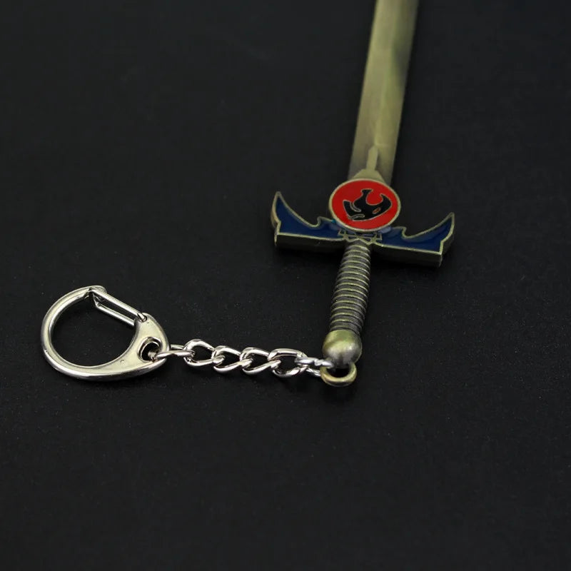 Thundercats Sword Mold Pendants Key Chain Metal Lion Mark Logo