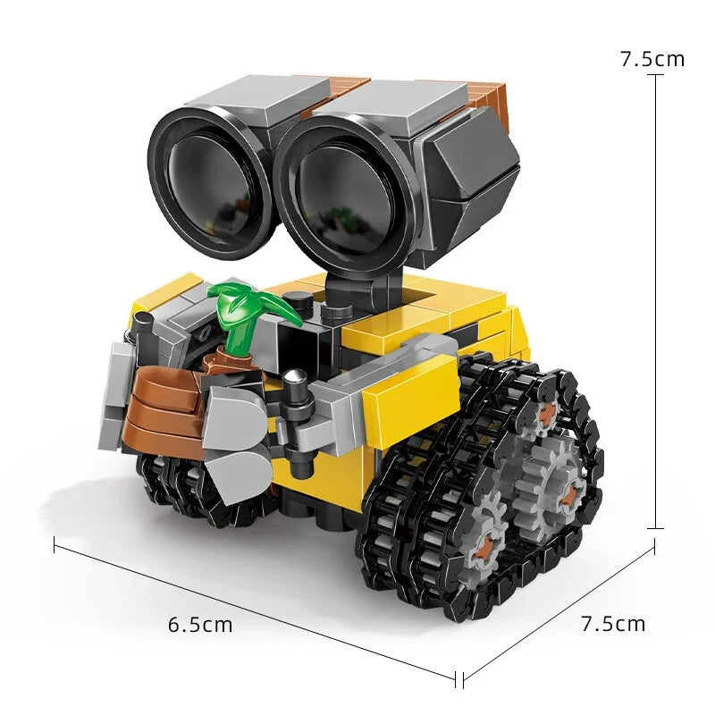 Hot  mini Wall-E Building Block Kit MOC Idea Technical Classic Movie