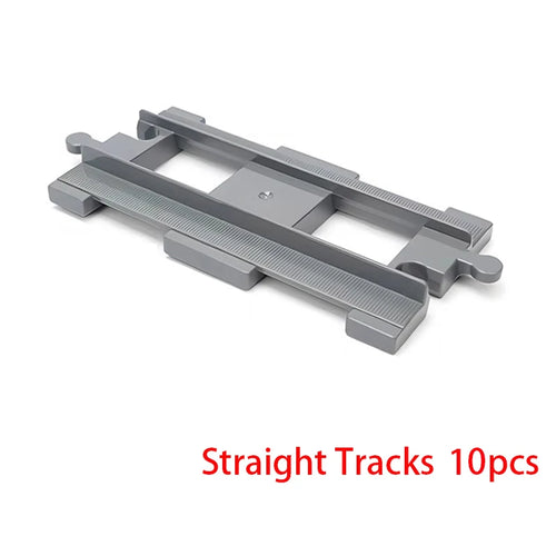 Big Size Building Block Bricks Train Tracks Crossover Parts Switch