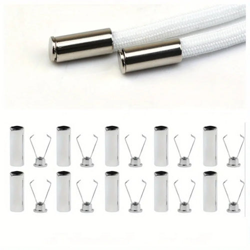 10pcs Heavy Duty Cord Locks Adjustable Metal Clips Secure Fastening