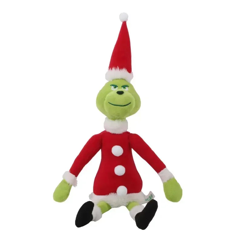 Bandai Grinch Plush Doll Toy Gift Cartoon Style Children Toys Rag Doll