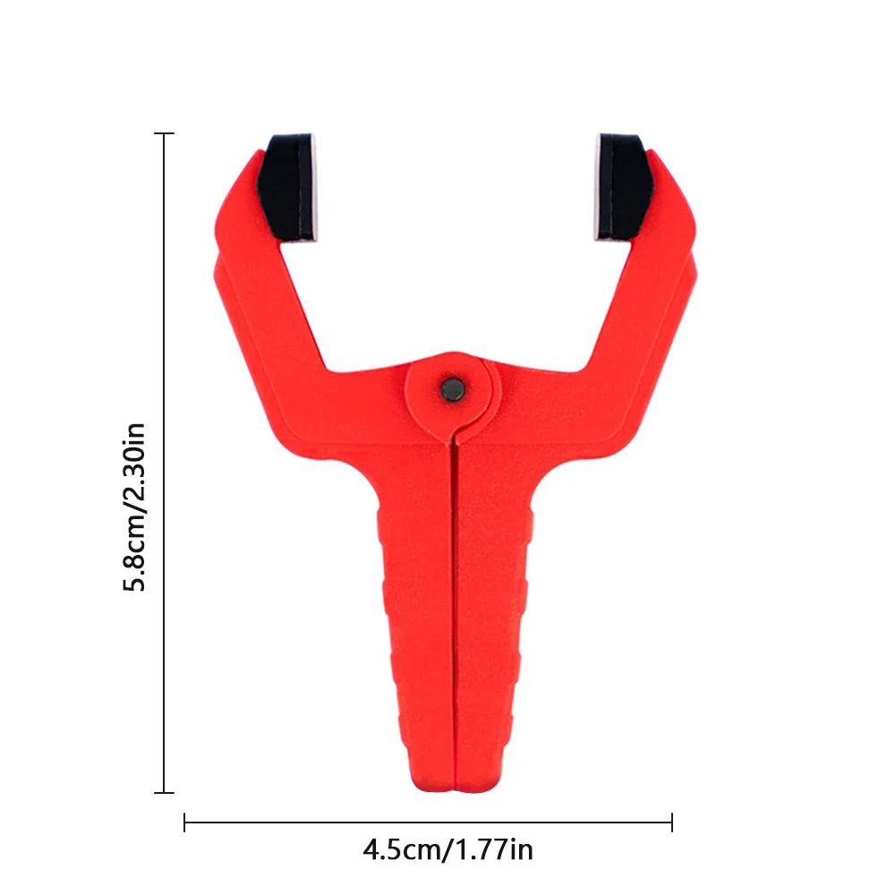 2pcs Seamless Auxiliary Clamps With Silicone Anti-Slip Pad Model Tools