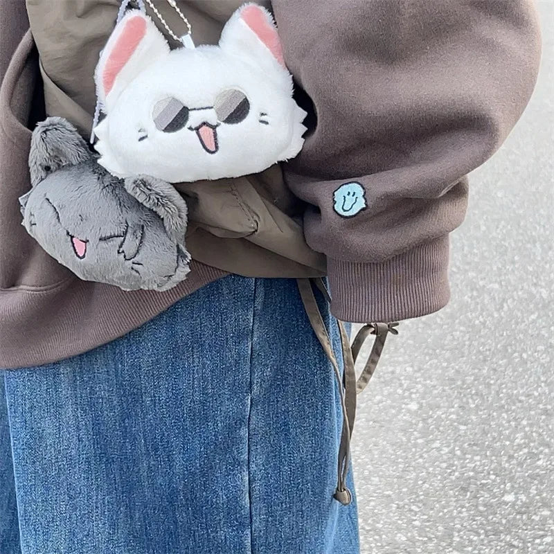 Anime Keychain Geto Suguru and Satoru Gojo Plush Cosplay Doll Pendant