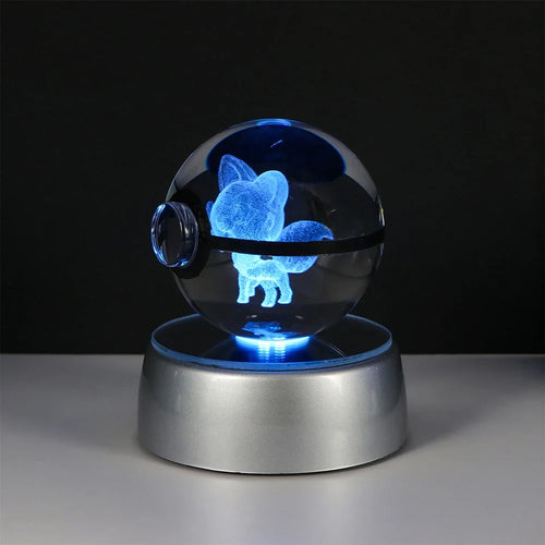 Pokemon Crystal Ball Pikachu Gengar Eevee Mewtwo Lacario Anime Game
