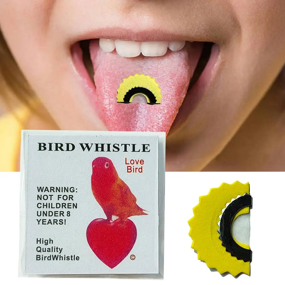 1PCS Bird Wacky Whistle Magic Fun Bird Caller Tongue Warbler Original