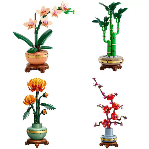 Bouquet  Blossom Building Blocks Sets 10368 10369 10344 10343