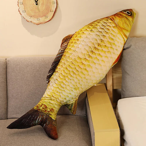 30-120CM Kawaii Cartoon Grass Carp Carp Carp Stuffed Animal Plush Toy
