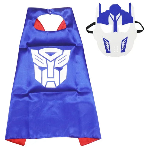 Disney Marvel Masquerade Mask Cape Cloak Anime Spider Man Batman Cloak