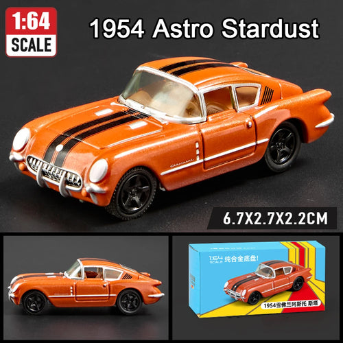 1:64 Scale JDM Corvette GT500 Firebird Daytona Stardust Alloy Diecast