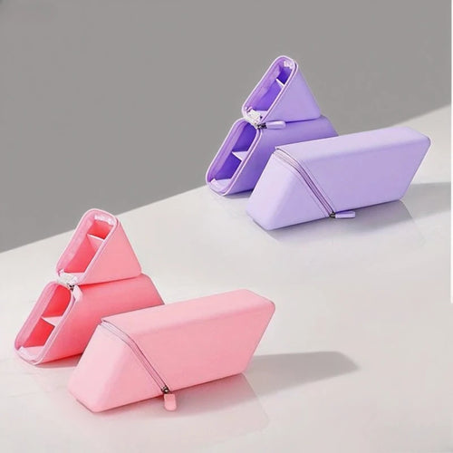 Stylish Silicone Pen Holder-Foldable Desktop Organizer for Office &