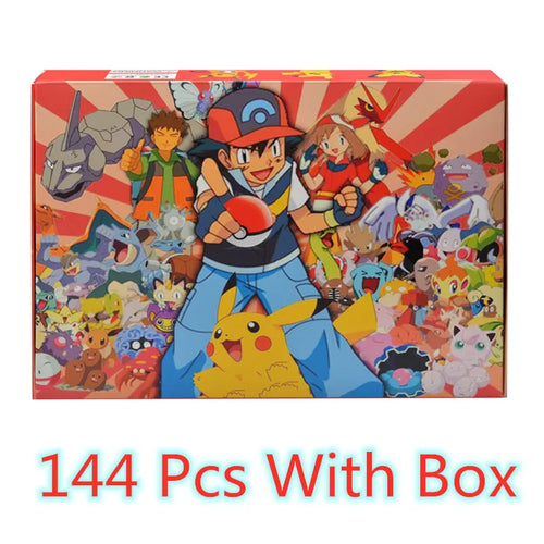 144 Style Pokemon Figure Toys Anime Pikachu Action Figure Model