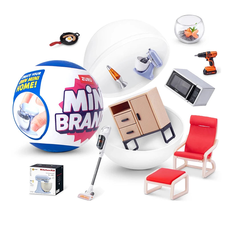 ZURU mini miniature toy furniture sofa home ball surprise ball blind
