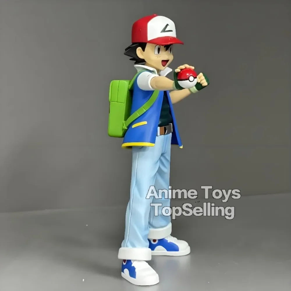 13cm/5.1in Anime Pokemen Figure Ash Ketchum Action Figures Pvc