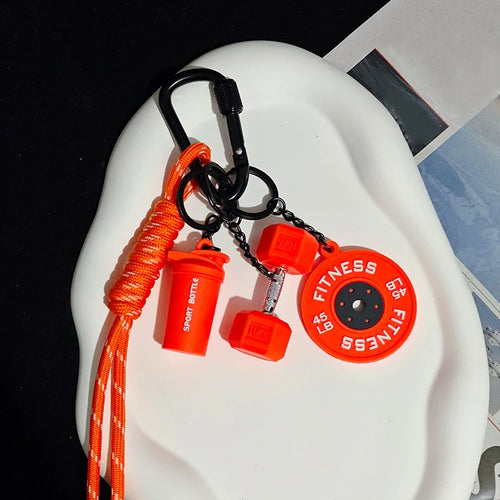 Fitness Keychain for Gym Lovers Premium Gift Sports Enthusiasts
