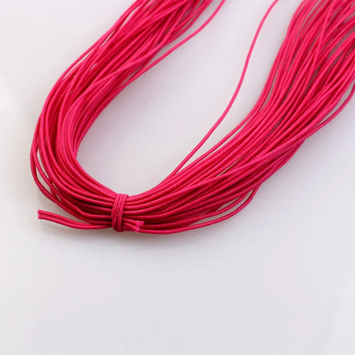 1mm 24M Braided Elastic Cord Beading Threads Stretch String Fabric
