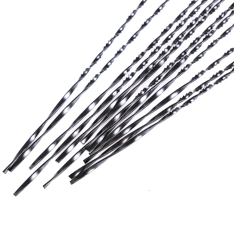 12Pcs/lot Diamond Wire Saw Blade Cutter Jewelry Metal Cutting Jig