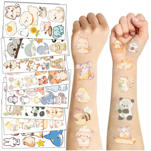 10 Sheets Dinosaurs Tattoo Sticker Temporary Fake Tattoo Arm Hands