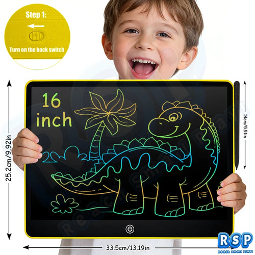 16/12/10.5/8.5Inch LCD Writing Tablet Color Drawing Board Doodle