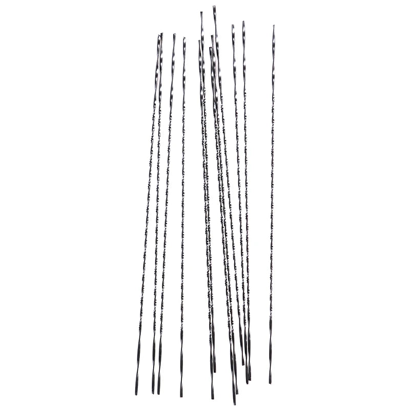 12Pcs/lot Diamond Wire Saw Blade Cutter Jewelry Metal Cutting Jig
