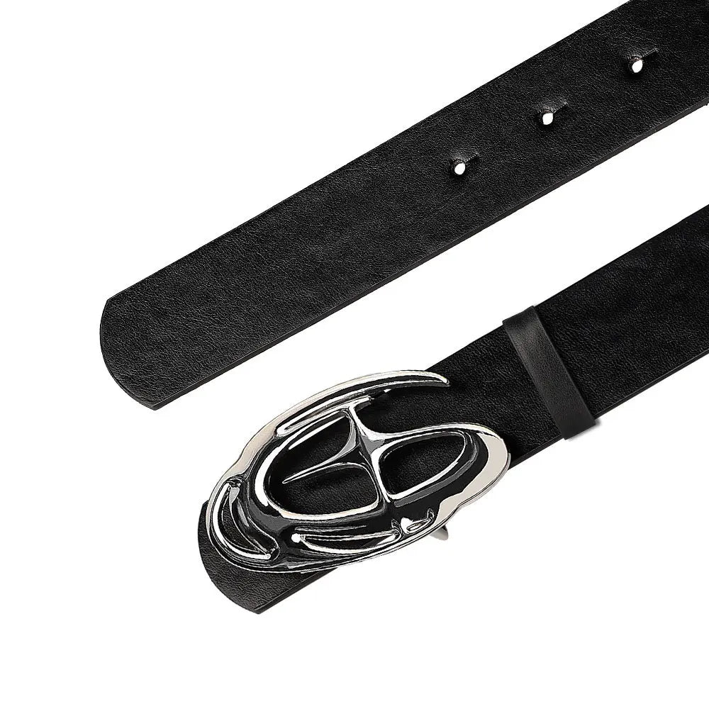 New Stylish Geometric Alloy Needle Buckle Fashion Punk Belt For Men