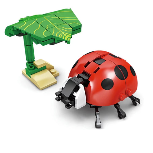 Creative Building Blocks Insect Model Bee Dragonfly Ant Mantis