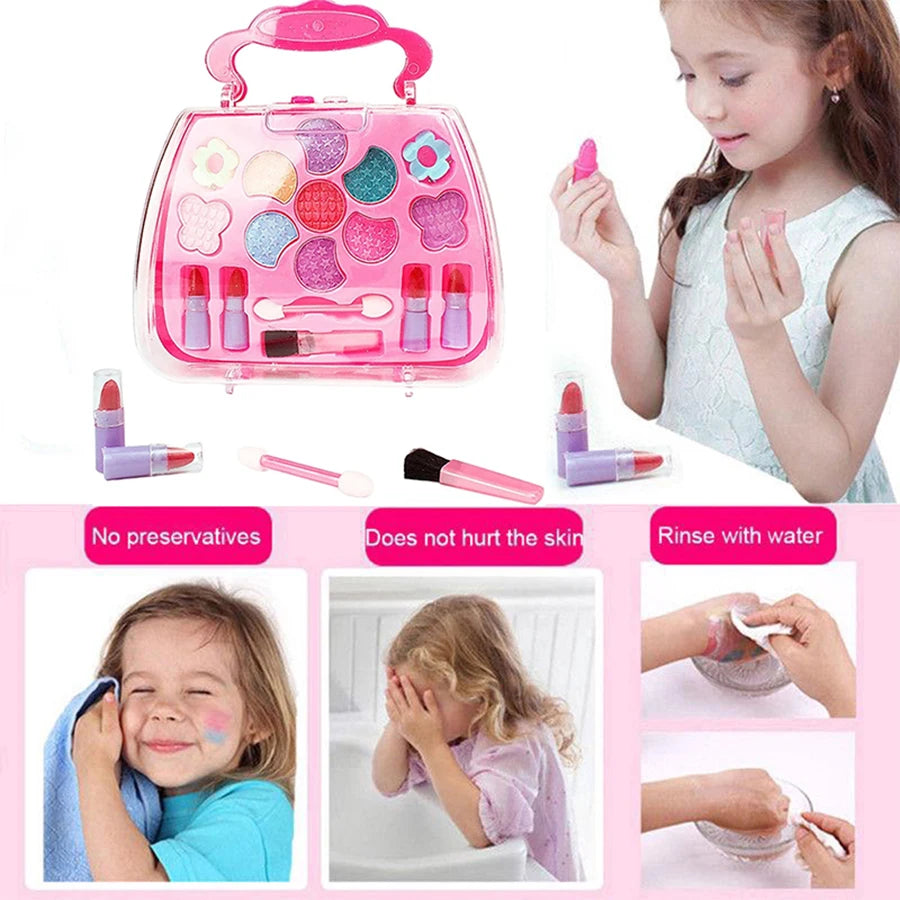 Princess Make Up Box Play House Toy Girls, Eye Shadow Makeup Cosmetics