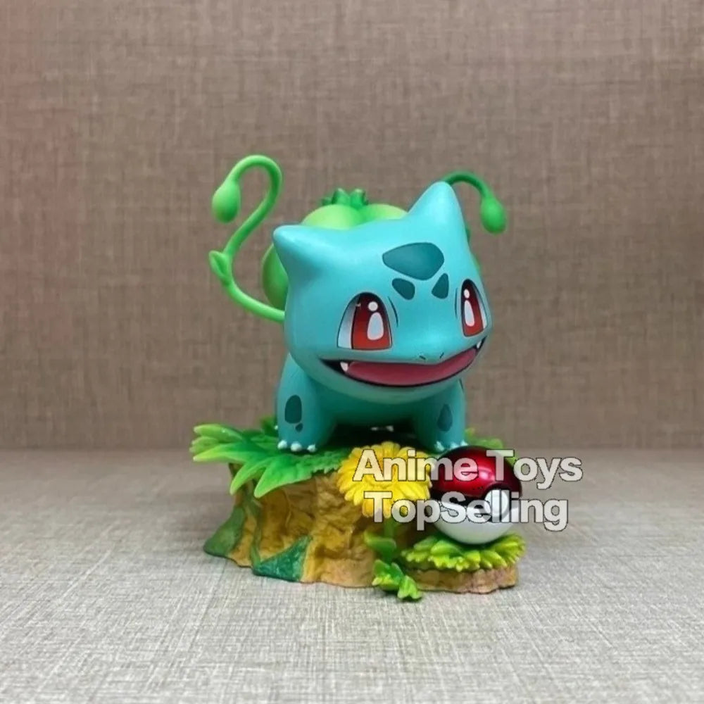 10cm/3.94in Anime Pokemon Figure Bulbasaur Action Figures Pvc