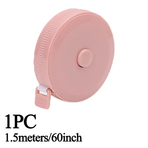 Double Scale Ruler Plastic Roll Tape Mini Tape Measure Accurate