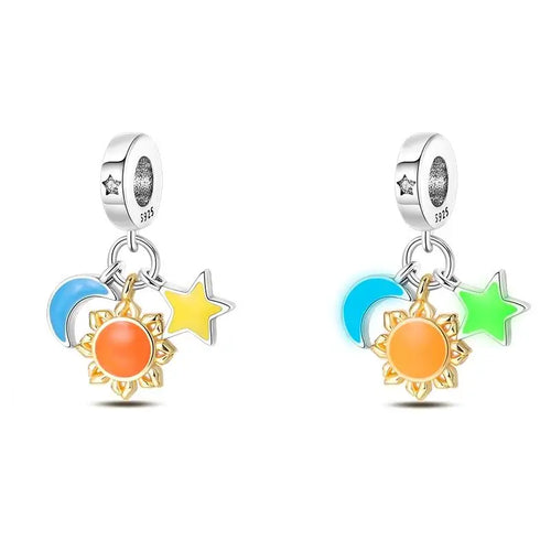 2024 New 925 Sterling Silver Luminous Charm Beads for 3mm Original