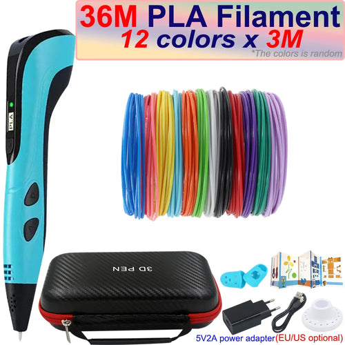 New Children's 3D Pen 3D Printing Pen with LCD Screen 200M PLA and