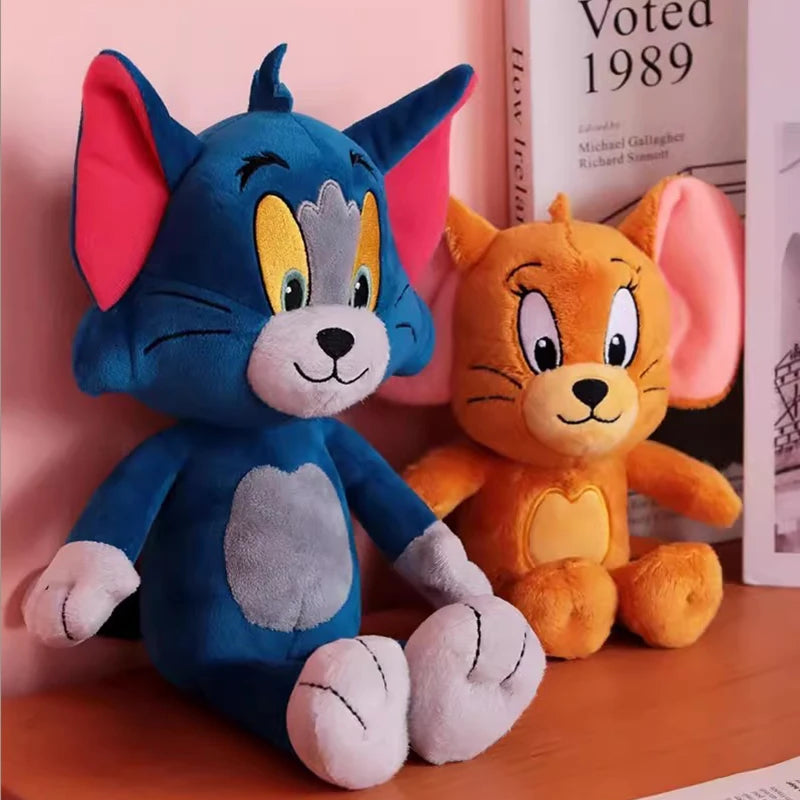 Anime Tom And Jerry Plush Toy Cartoon Movie Figures Cat Mouse Cute