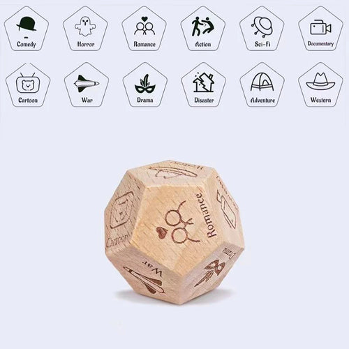 Dice for Her Him Couples Gift Ideas Food Decision Dice Games Christmas
