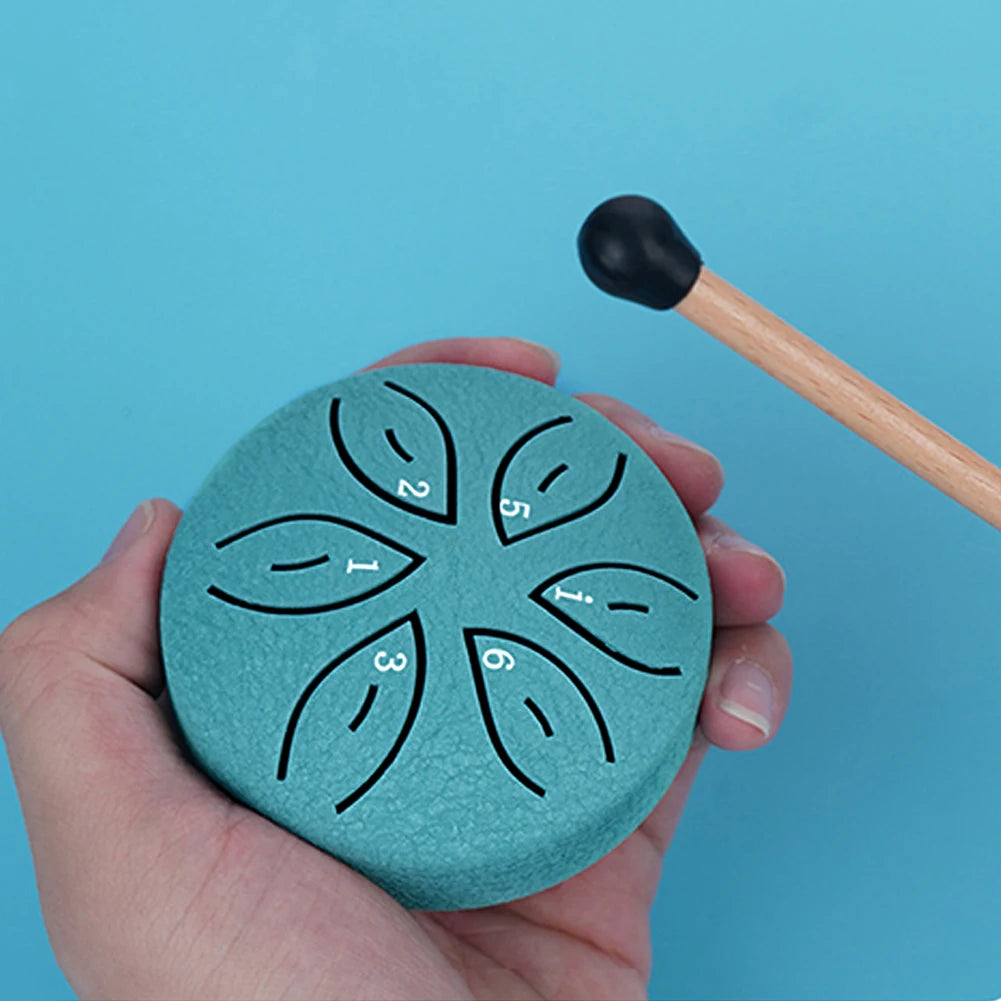 Steel Tongue Drum Portable Rain Drum Hand Pan Drum Percussion Musical