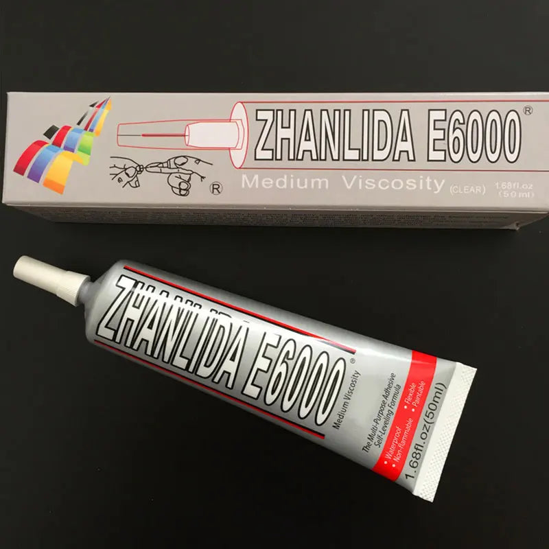 Zhanlida E6000 Clear Contact Adhesive For Jewelry Rhinestonne Crafts