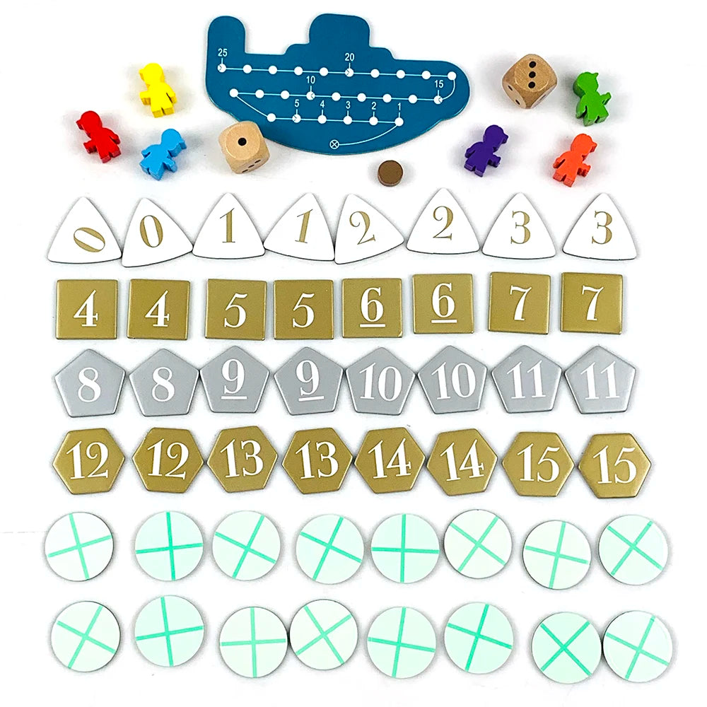 Card Game Treasure Hunt Strategy Game Card Upgrade Casual Puzzle Board