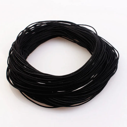 1mm 24M Braided Elastic Cord Beading Threads Stretch String Fabric