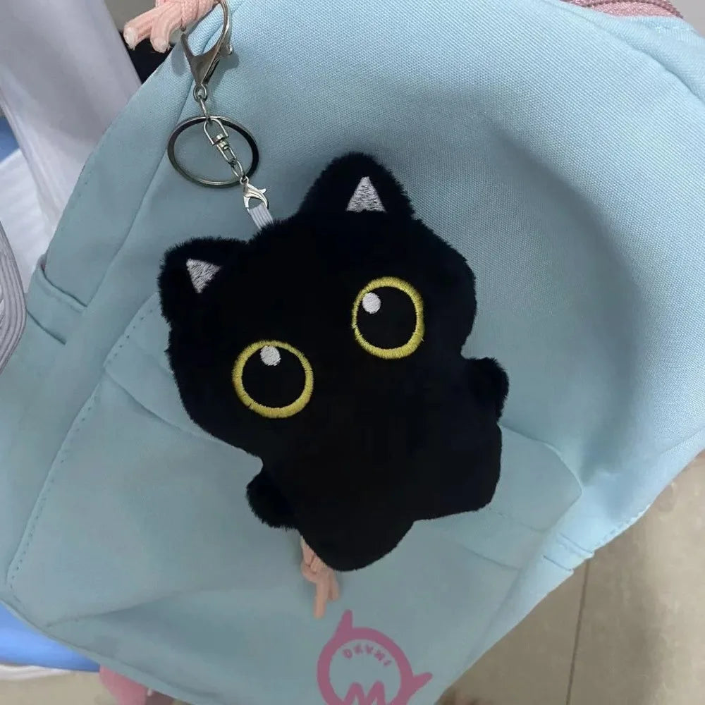 CuteBlack Cat plush toy Doll Small Pendant Cuddly Pillow Cushion Ins