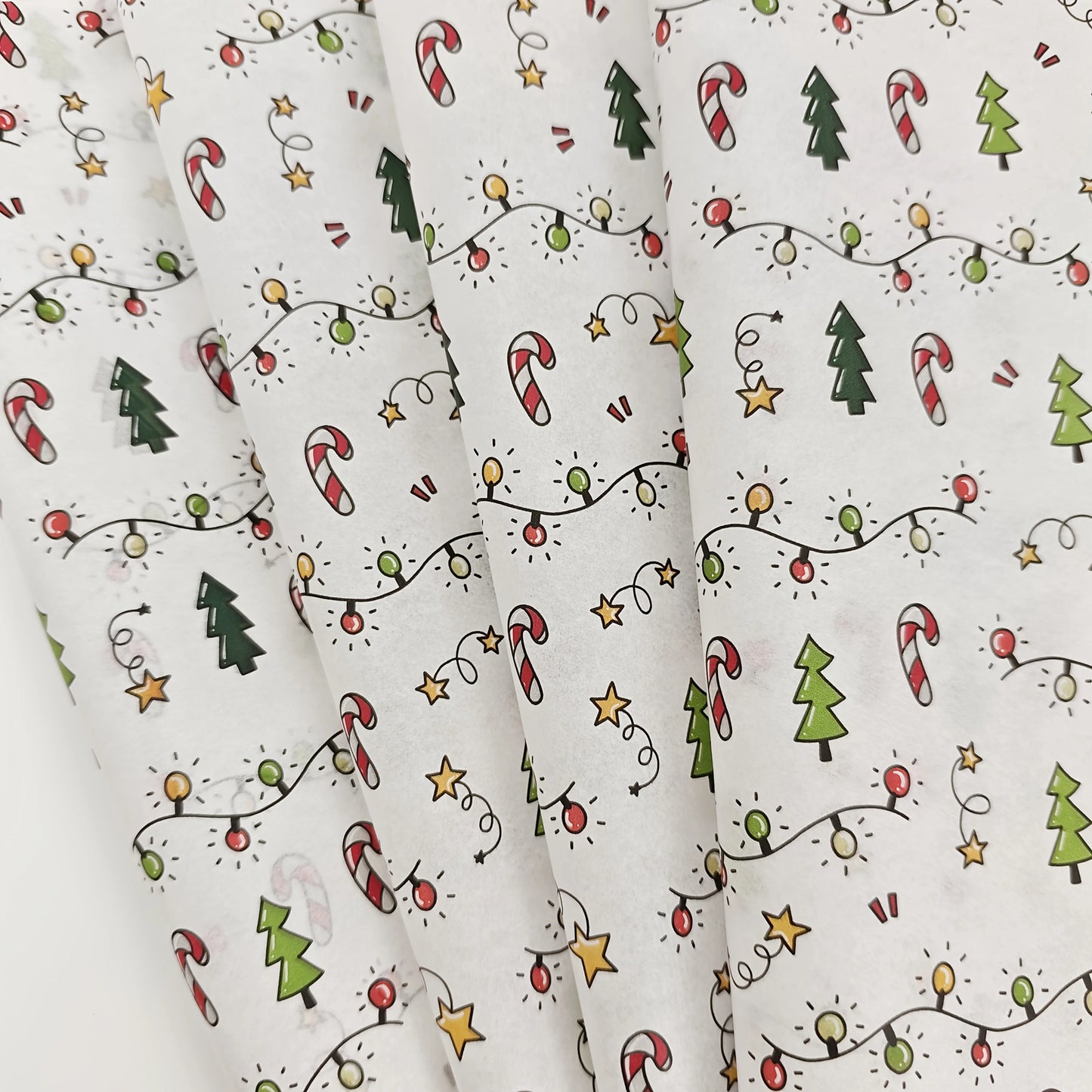 10/20 Sheets of Christmas Lantern Pattern Tissue Paper, 20*14inch Gift