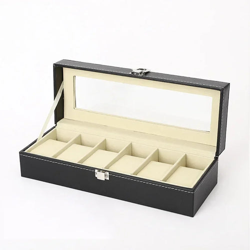 Hot Sale PU Leather Display Storage Collection Organizer watch box