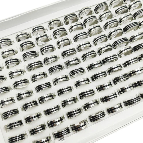 20pcs/Lot Factory Wholesale Hot Mix Style Simple Stainless Steel