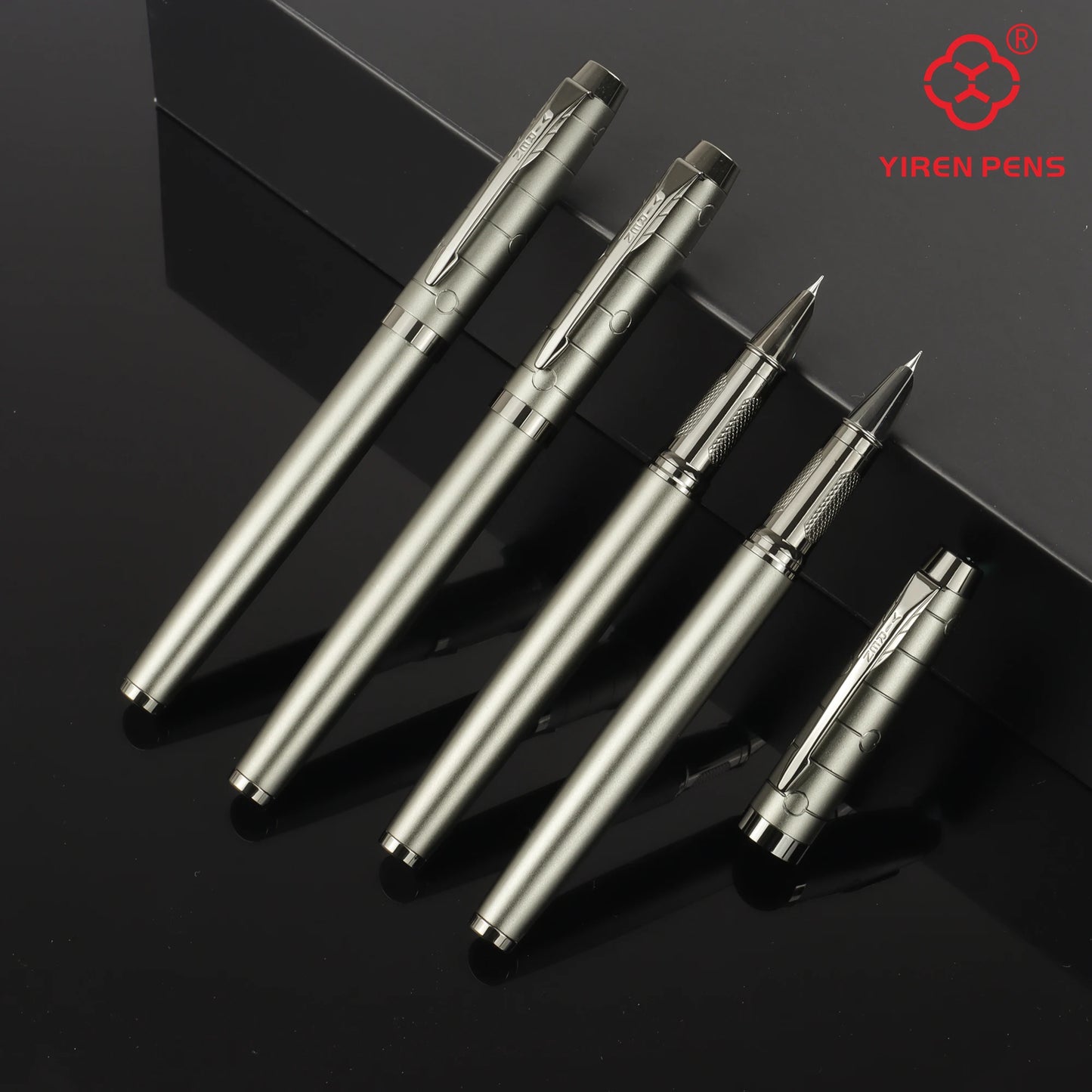 1 PC Fountain Pen, Stylish and Sturdy,Mechanical Feel,Metallic