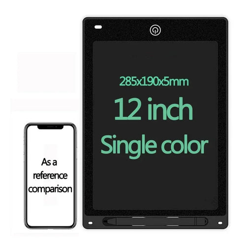 10/12/inch LCD Writing Tablet Drawing Board Kids Graffiti Sketchpad