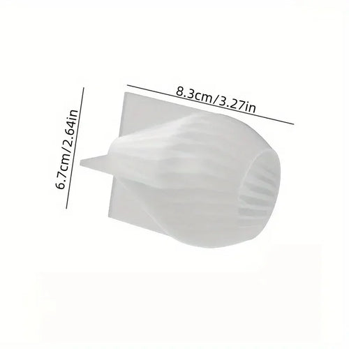 3D Spiral Striped Silicone Mold for DIY Scented Candles, Clay Crafts,