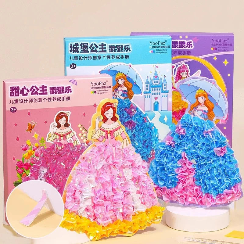 Children's Fabric Art Craze Poke Drawing Craft Toys Creative Puzzle