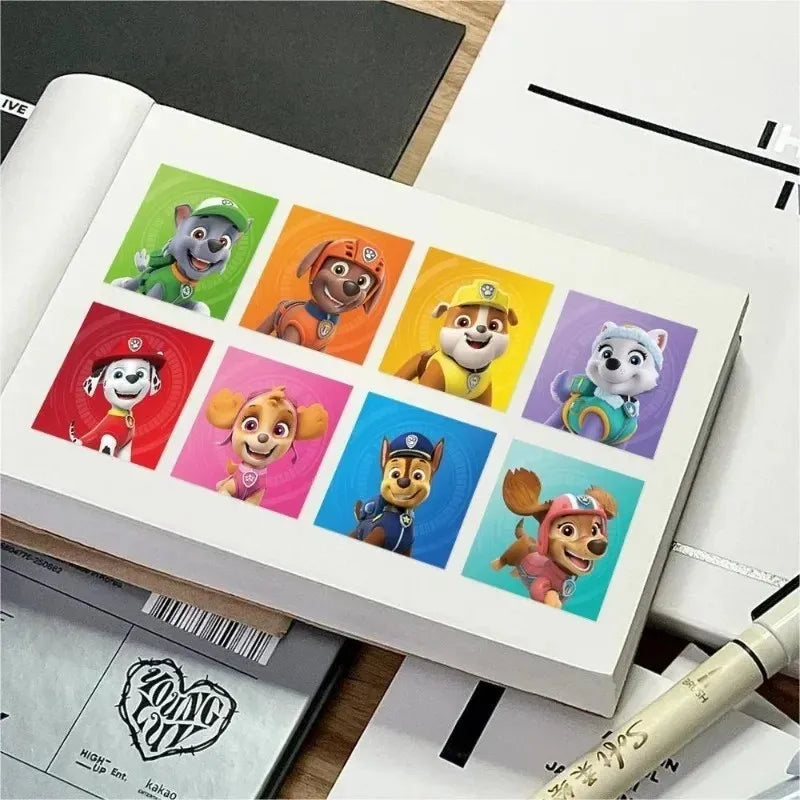 New 450PCS Paw Patrol Children's Cartoon Stickers Cute Kids Stationery