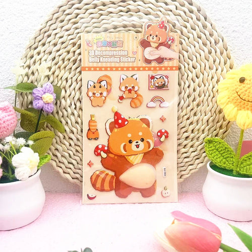 1PC Lovely Animal 3D Stereo Tummy Press Fun Stress Relief