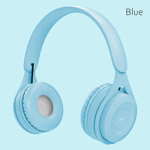Macaron Headphones Kids Wireless Bluetooth Headphone Stereo Headband