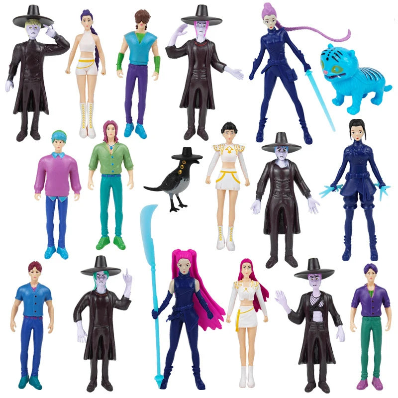 24pcs Random Blind Box 5.3-11.5cmAnime KPop Demon Hunters Girl Group