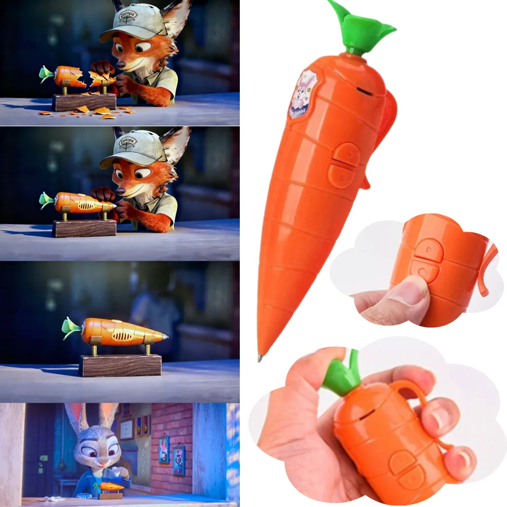 Judy & Nick Carrot Voice Recorder Electronic Sound Toy Can Write